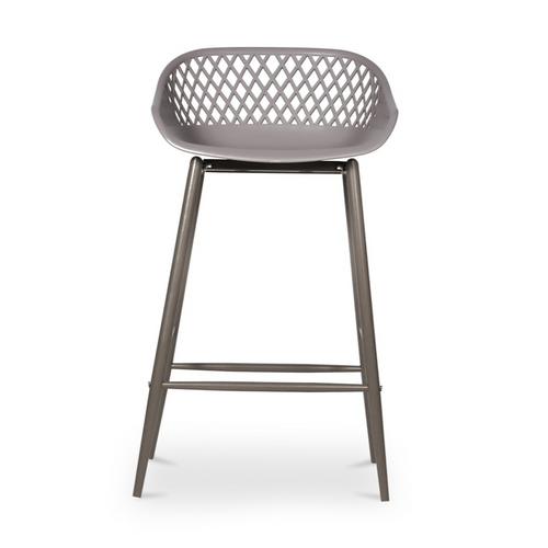 Piazza Outdoor Counter Stool Grey