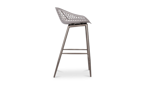 Piazza Outdoor Counter Stool Grey