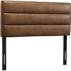 Caramel Air Leather Queen Headboard