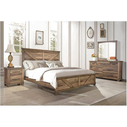 Edgewood Brown Queen Bed