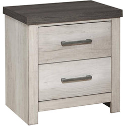 Riverwood Nightstand with USB Port - White