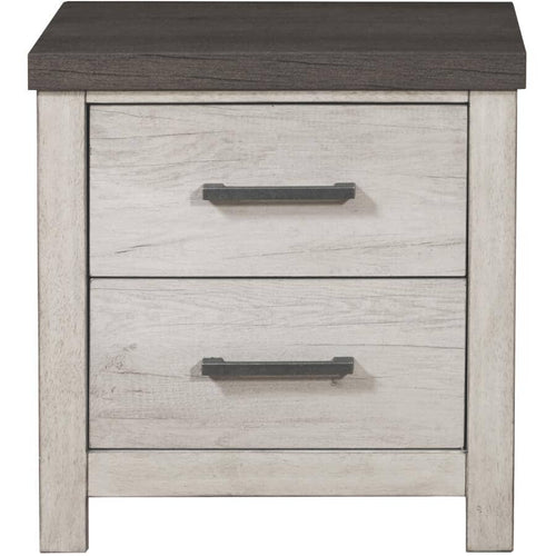 Riverwood Nightstand with USB Port - White