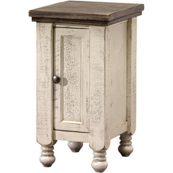 Stone Rectangular Chairside Table
