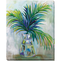 Palm Leaves Wall Plaque I 16"X20"