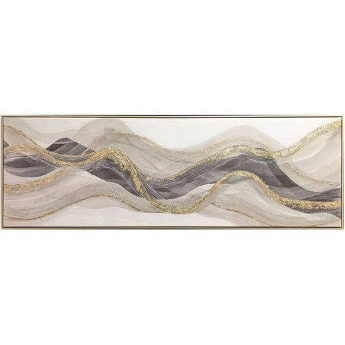 Waves of Neutral Art 22" X 60"