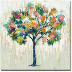 Blooming Tree Neutral Wall Plaque