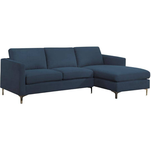 Lynn Flower Blue Sectional