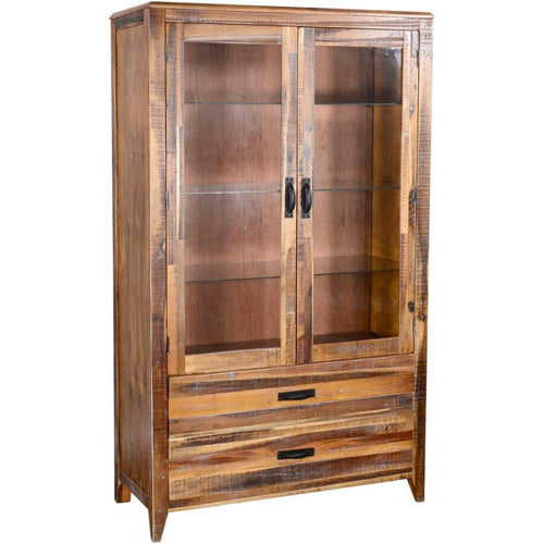 Havana Curio Cabinet - Rustic Acacia