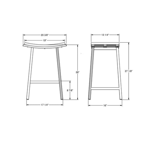 Nathan Counter Stool 26"