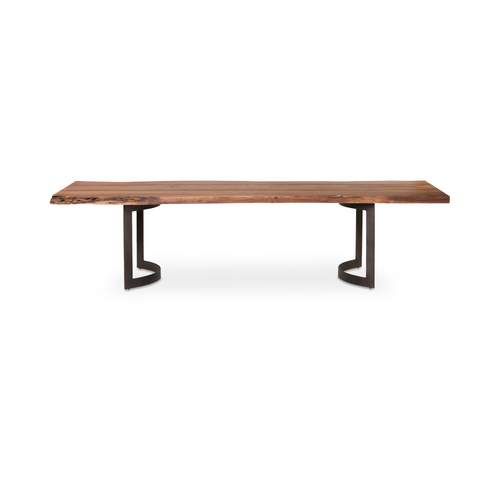 Bent Dining Table Large Brown