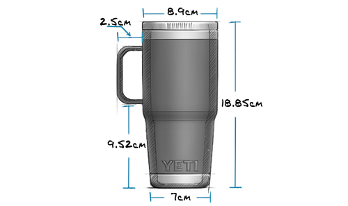 Yeti Rambler 20 oz Travel Mug