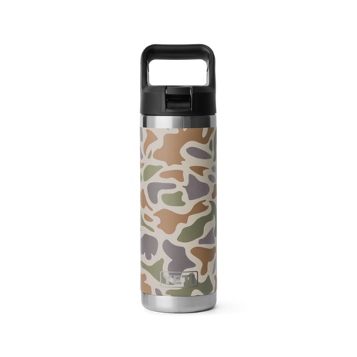 Yeti Rambler 18 oz Water Bottle with Colour-Matched Straw Cap