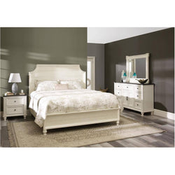 Carriage House Queen Bed - White