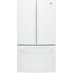 GE 36" 26.7 Cu. Ft. French Door Bottom Freezer Refrigerator - White